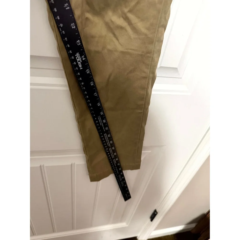 Banana Republic Fulton Skinny Fit Pants Mens 30x30 Khaki Tan Chino Stretch 6447